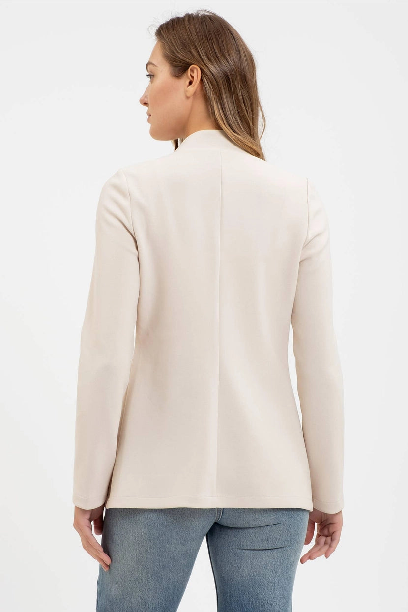 KACEY NOTCH COLLAR BLAZER | OATMEAL