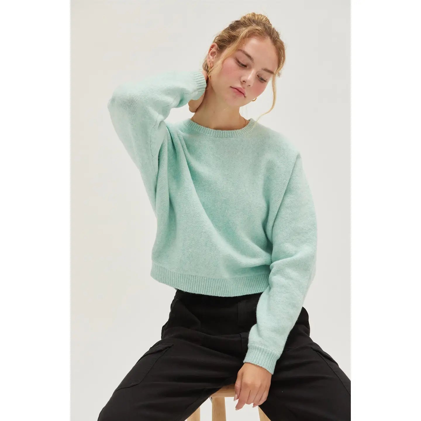 LANA DOLEMAN SLEEVE SWEATER