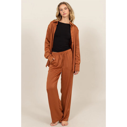 LEIA RELAXED OVERSIZED BUTTON FRONT SHIRT