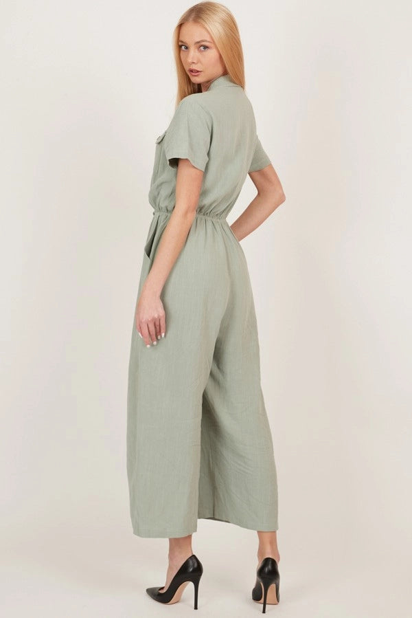 LENNON BUTTON UP JUMPSUIT