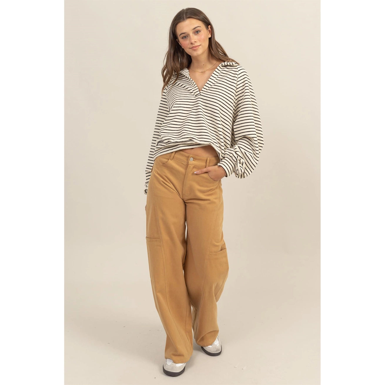 LEVI HIGH WAIST WIDE LEG UTILITY PANTS