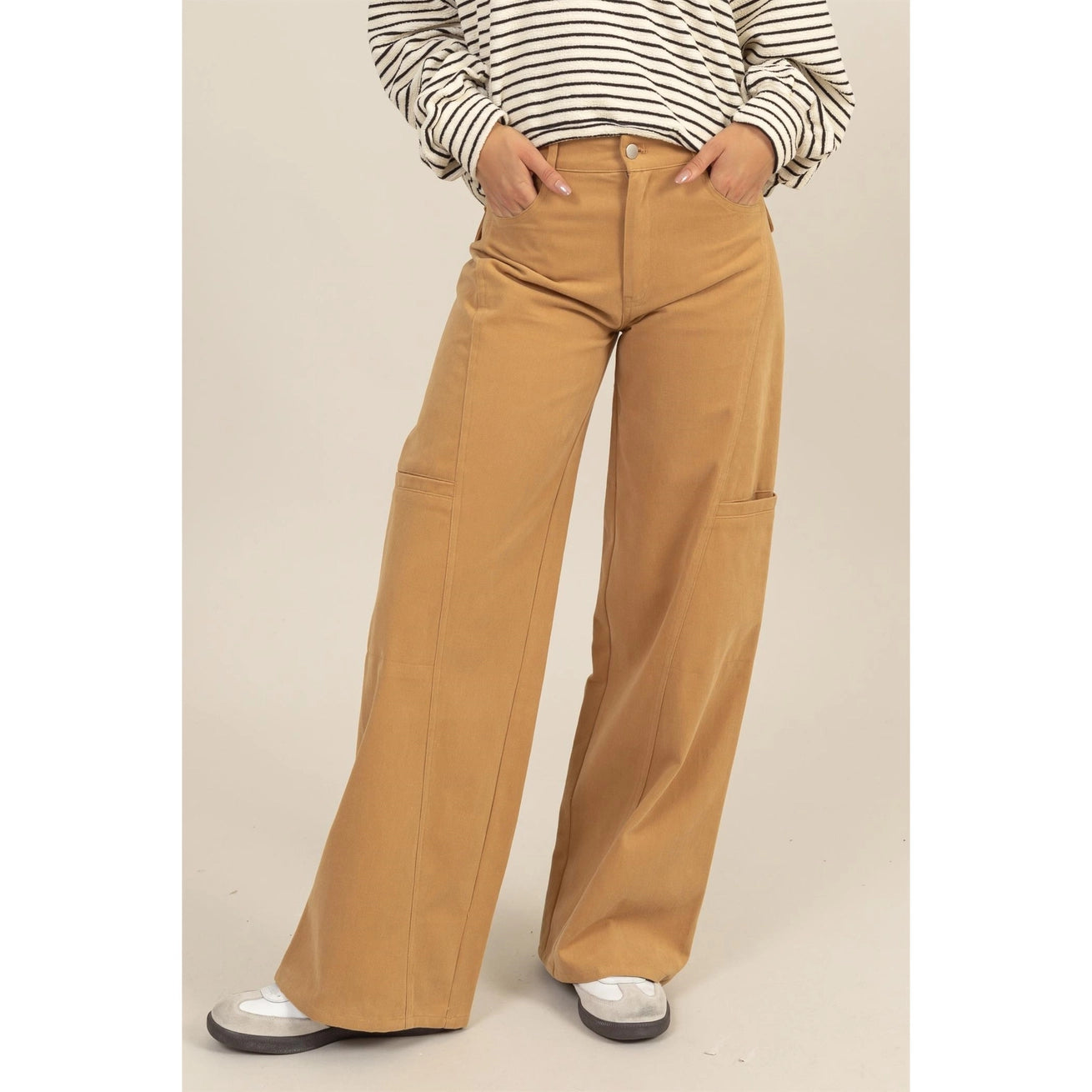 LEVI HIGH WAIST WIDE LEG UTILITY PANTS