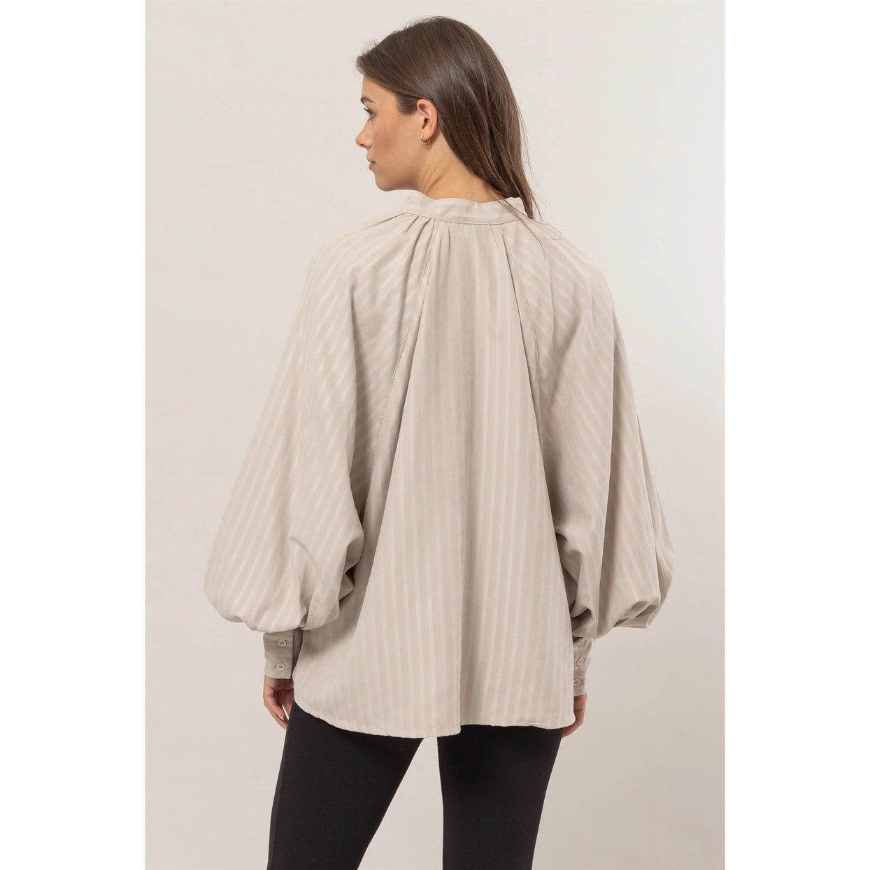 LOGAN BALLOON SLEEVE BLOUSE