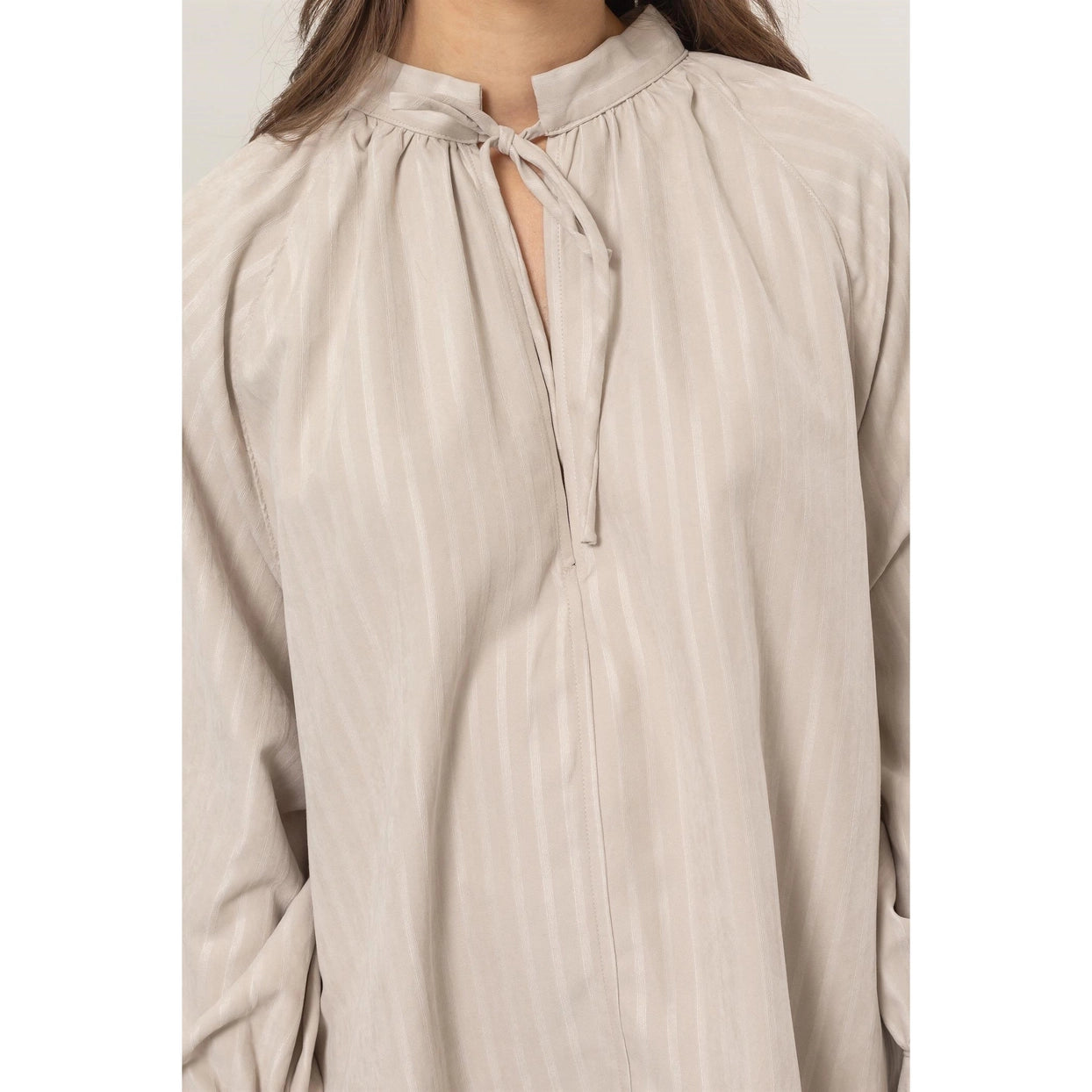 LOGAN BALLOON SLEEVE BLOUSE