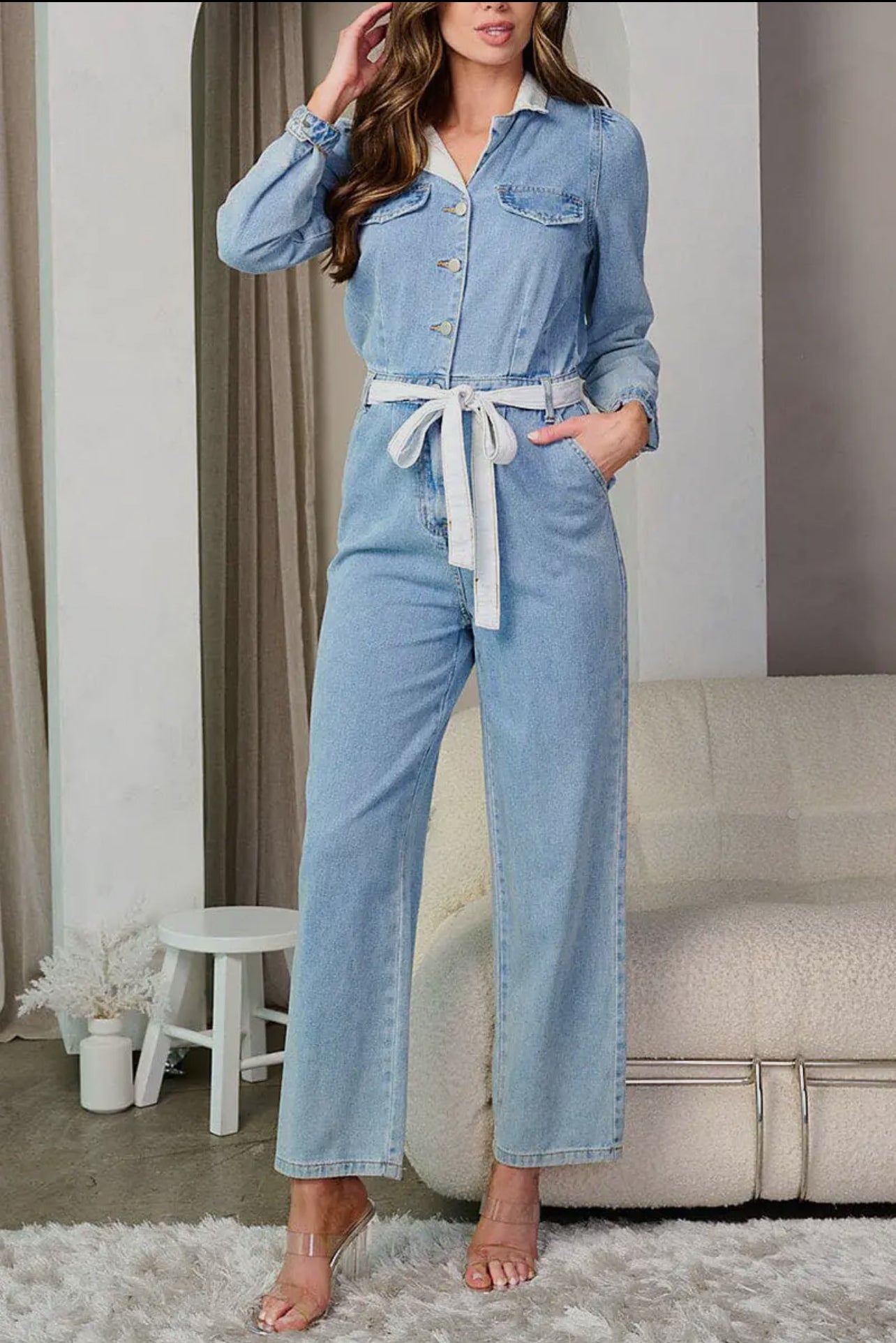 LEXI DENIM JUMPSUIT