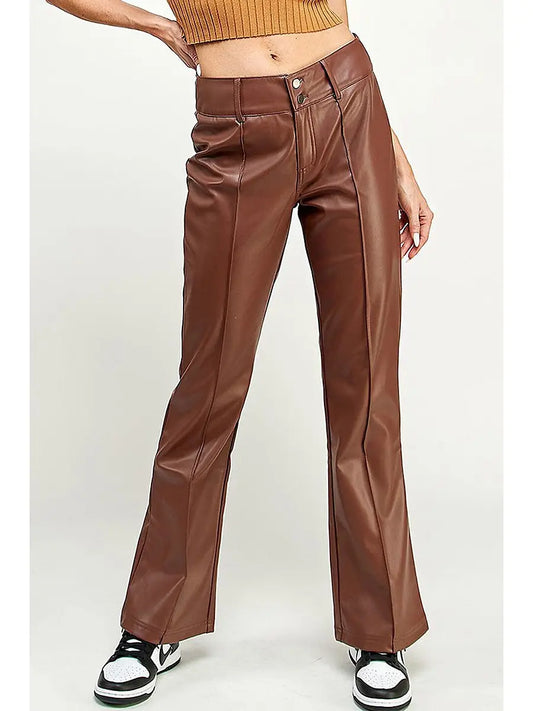 MARGOT VEGAN LEATHER PANTS