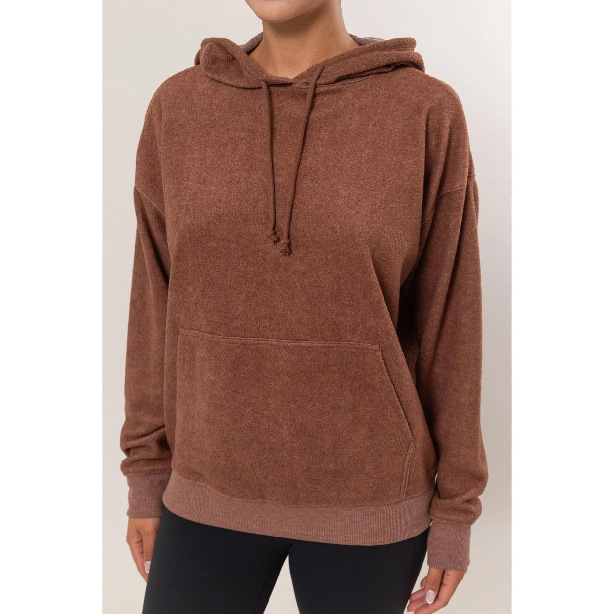 MARIAH BRUSHED OVERSIZED HOODIE