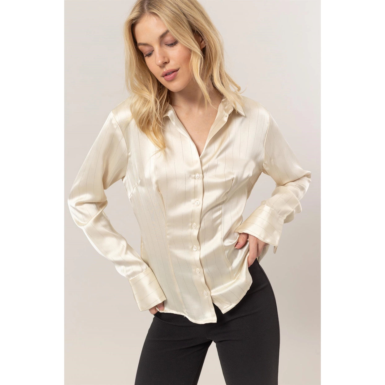 MEG BUTTON FRONT SHIRT