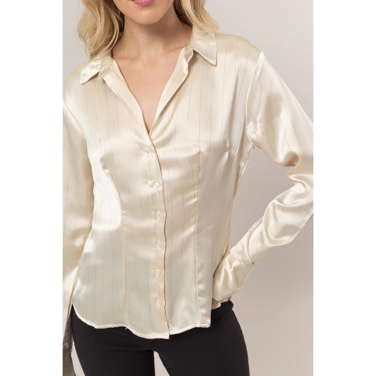 MEG BUTTON FRONT SHIRT