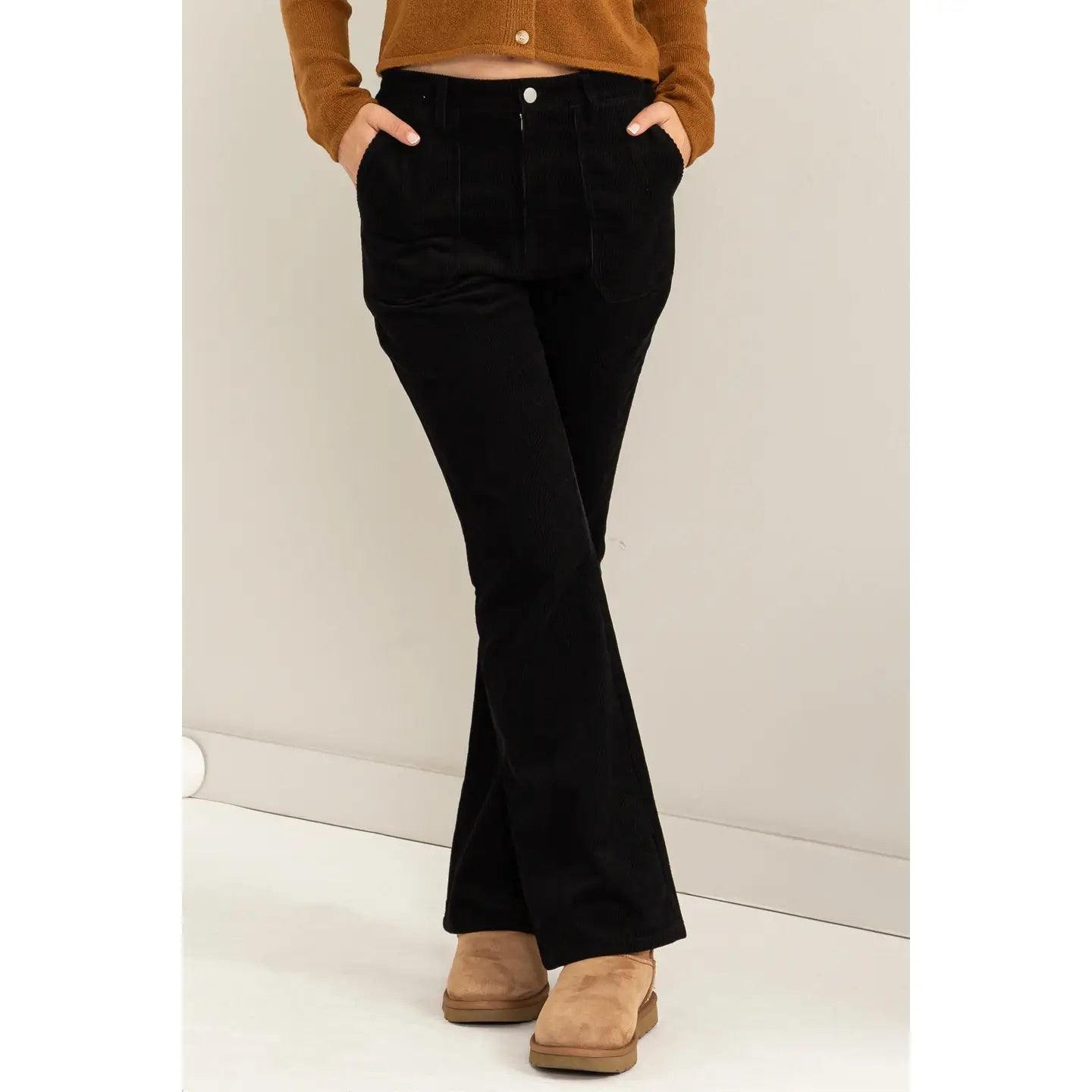 MINDY CORDUROY FLARE PANTS