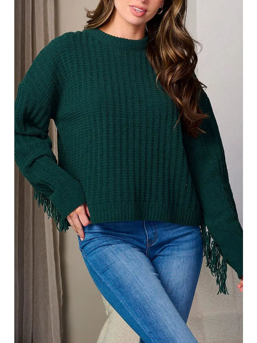 MISSY FRINGE SWEATER