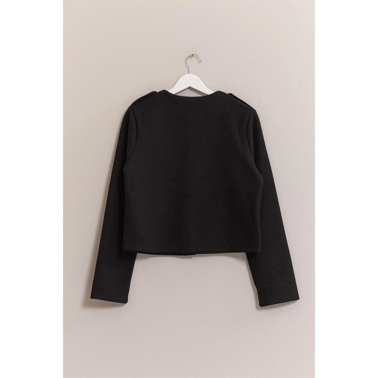 RHODES WOOL-LIKE JACKET | BLACK