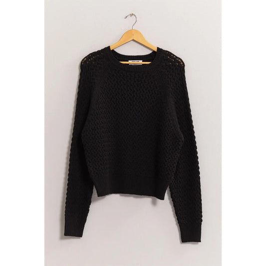 ROCKY SWIRL KNIT SWEATER