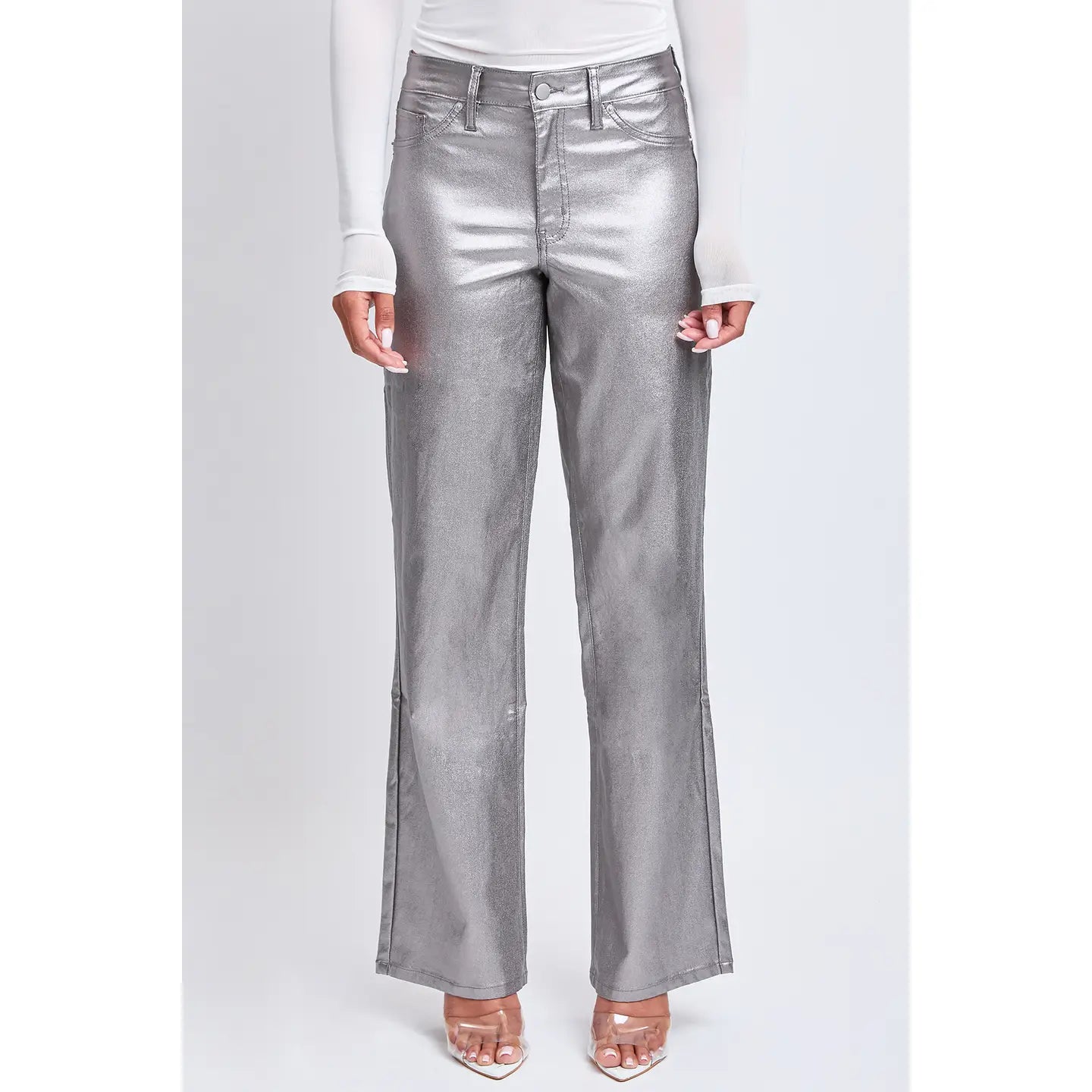 SAMSON WIDE LEG METALLIC PANTS