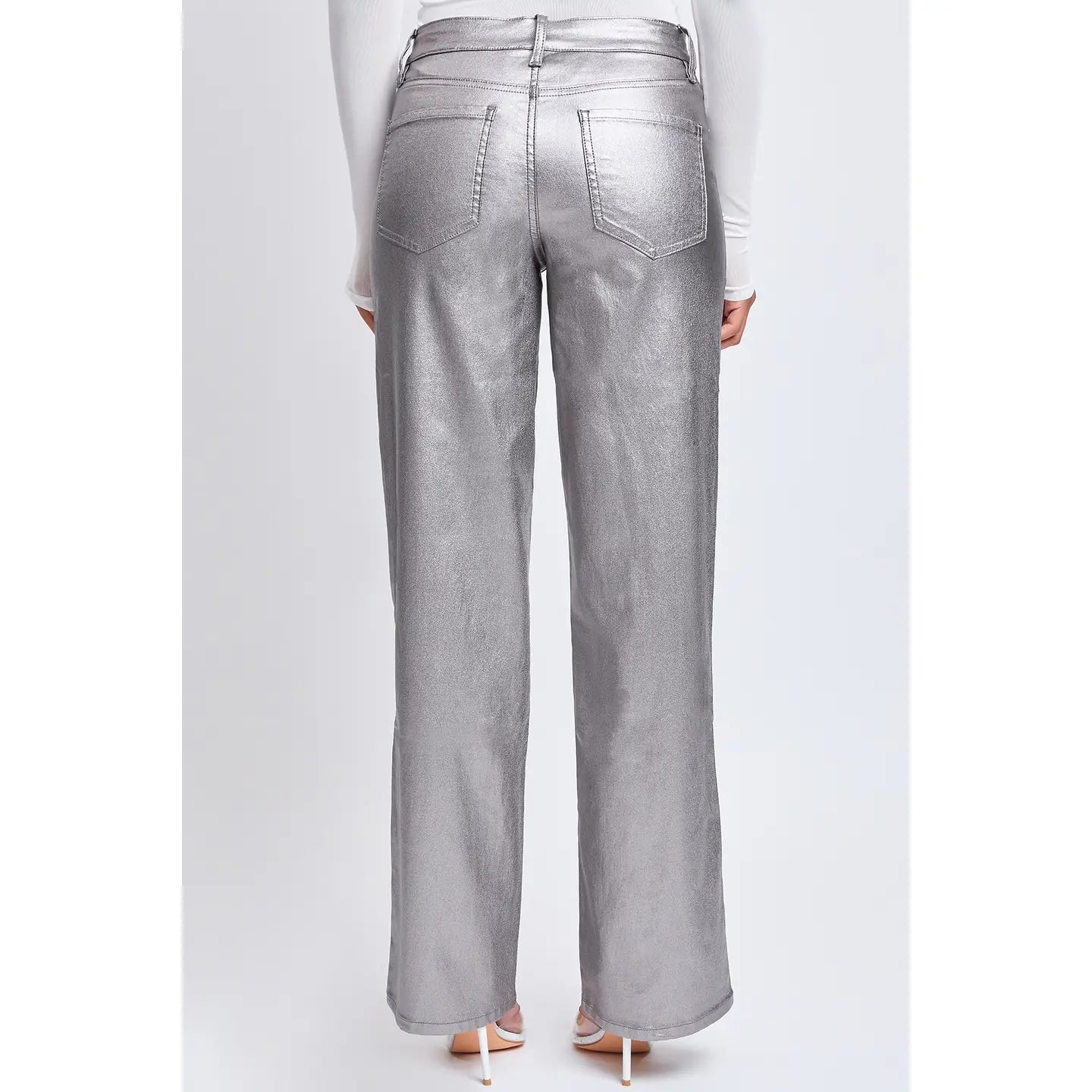 SAMSON WIDE LEG METALLIC PANTS