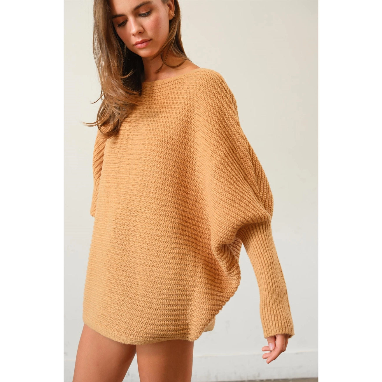 STACEY DOLMAN SLEEVE SWEATER