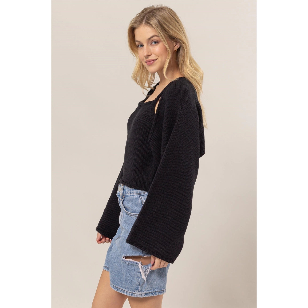 SULLIVAN CAMI AND BOLERO KNIT SWEATER SET | 2 PIECE