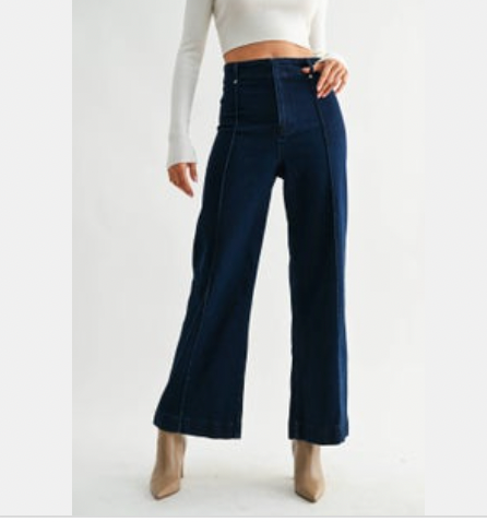 RILEY HIGH RISE WIDE LEG JEANS