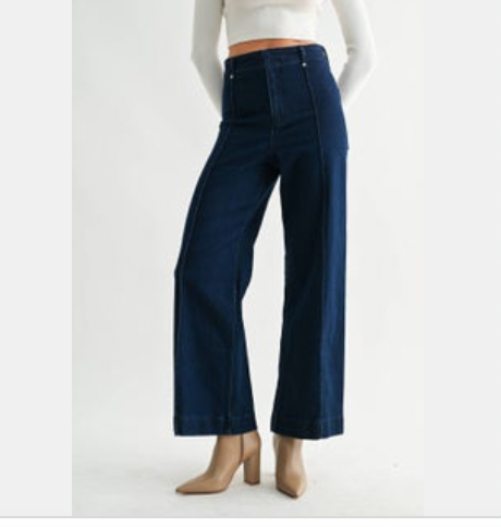 RILEY HIGH RISE WIDE LEG JEANS