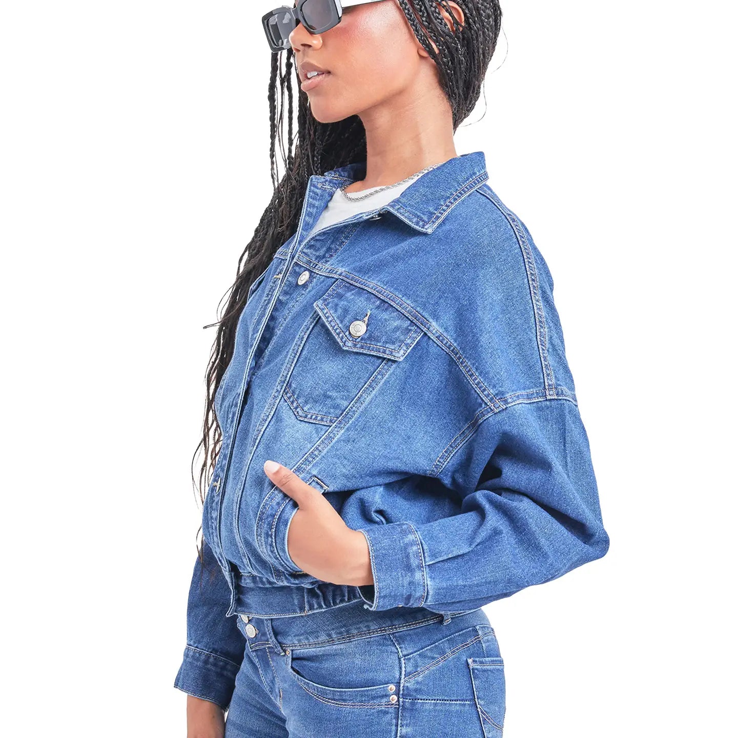 TATUM DENIM JACKET | DARK WASH