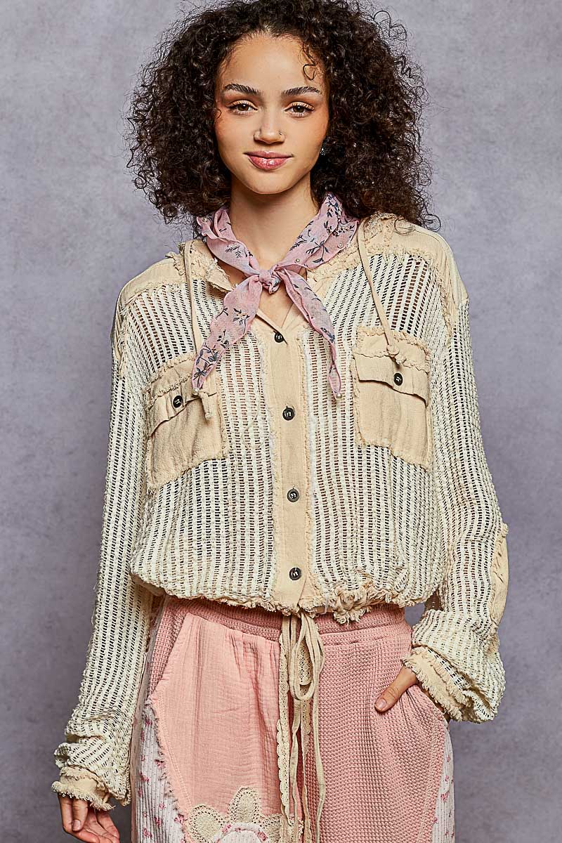 ADDYLYN OPEN KNIT JACKET
