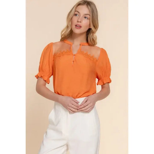 ELISE PUFF SLEEVE TOP
