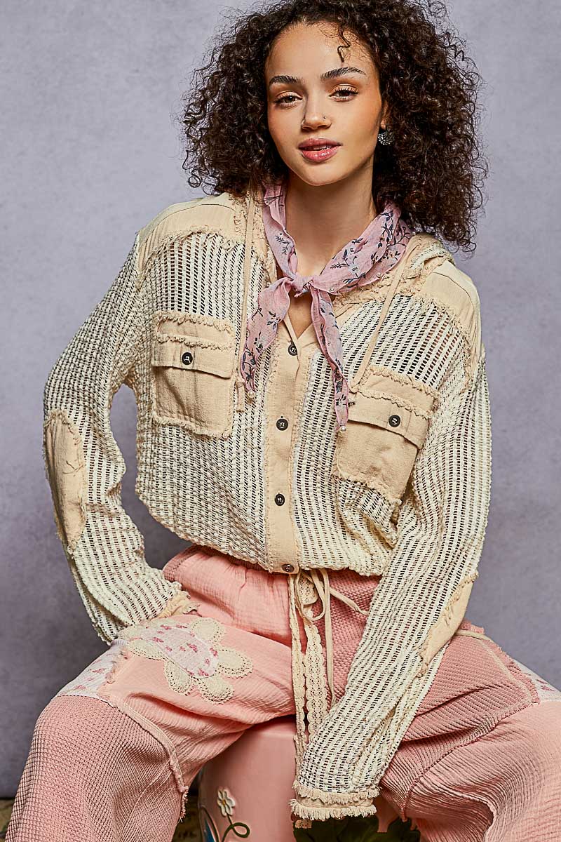 ADDYLYN OPEN KNIT JACKET