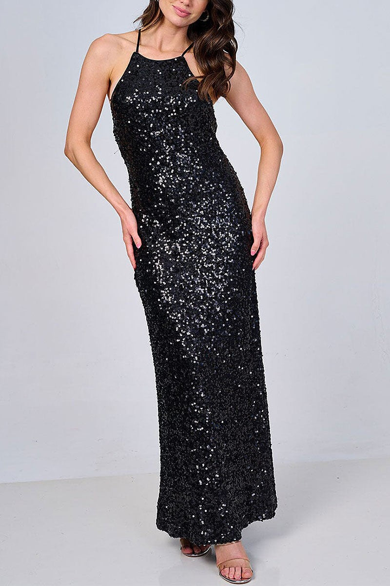 ANISHA SEQUIN MAXI DRESS