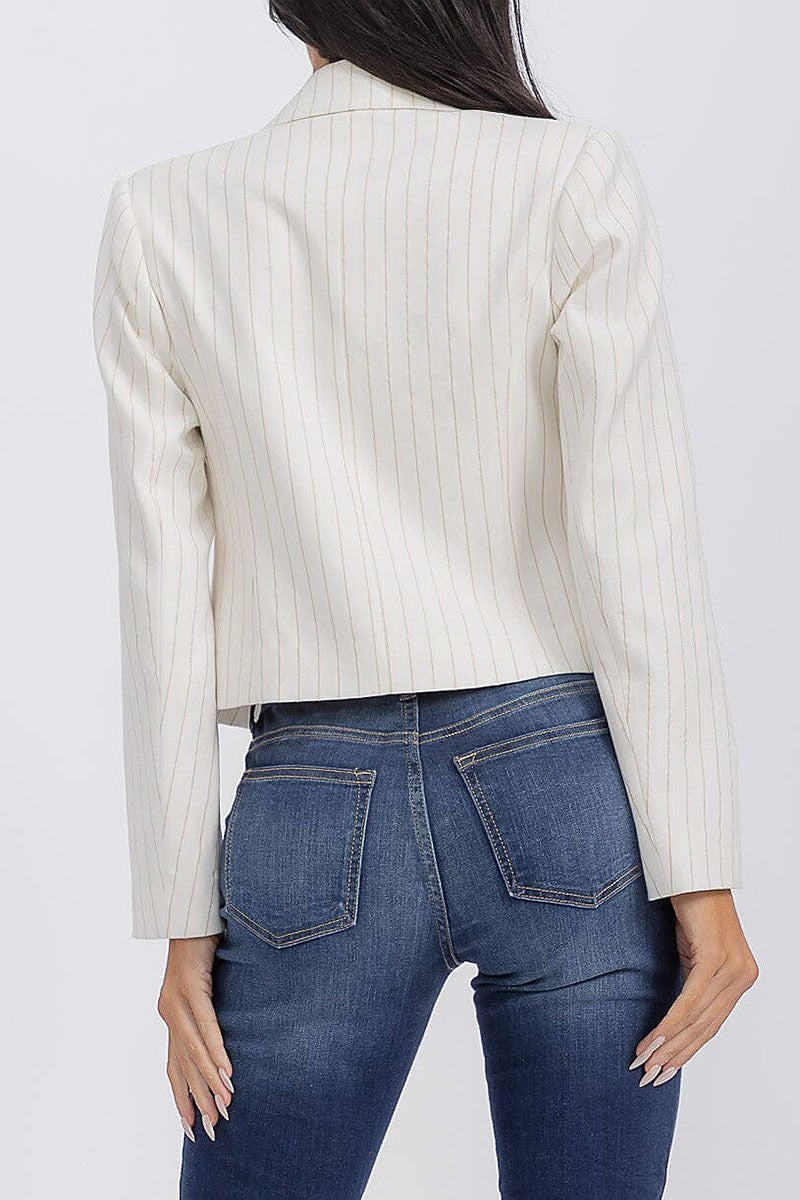 LUNYA STRIPED BLAZER