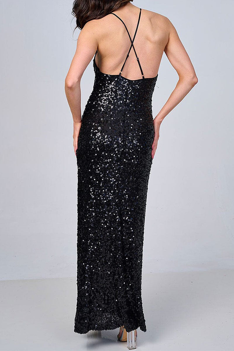 ANISHA SEQUIN MAXI DRESS