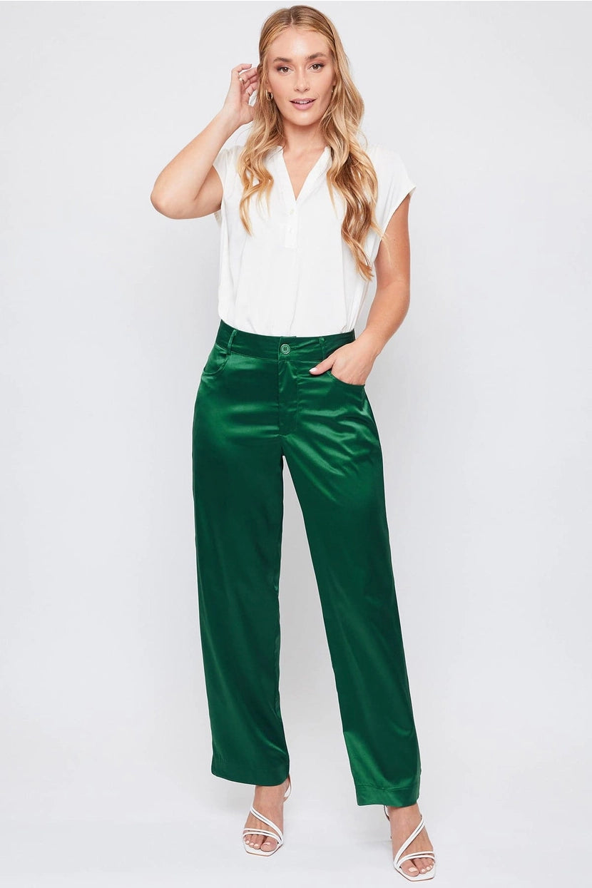 EVELINA SATIN TROUSER PANTS