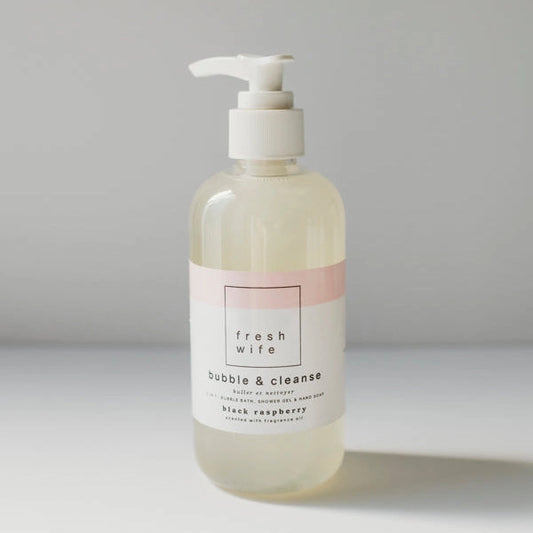 3 IN 1 BUBBLE BATH - SHOWER GEL - HAND WASH | BLACK RASPBERRY