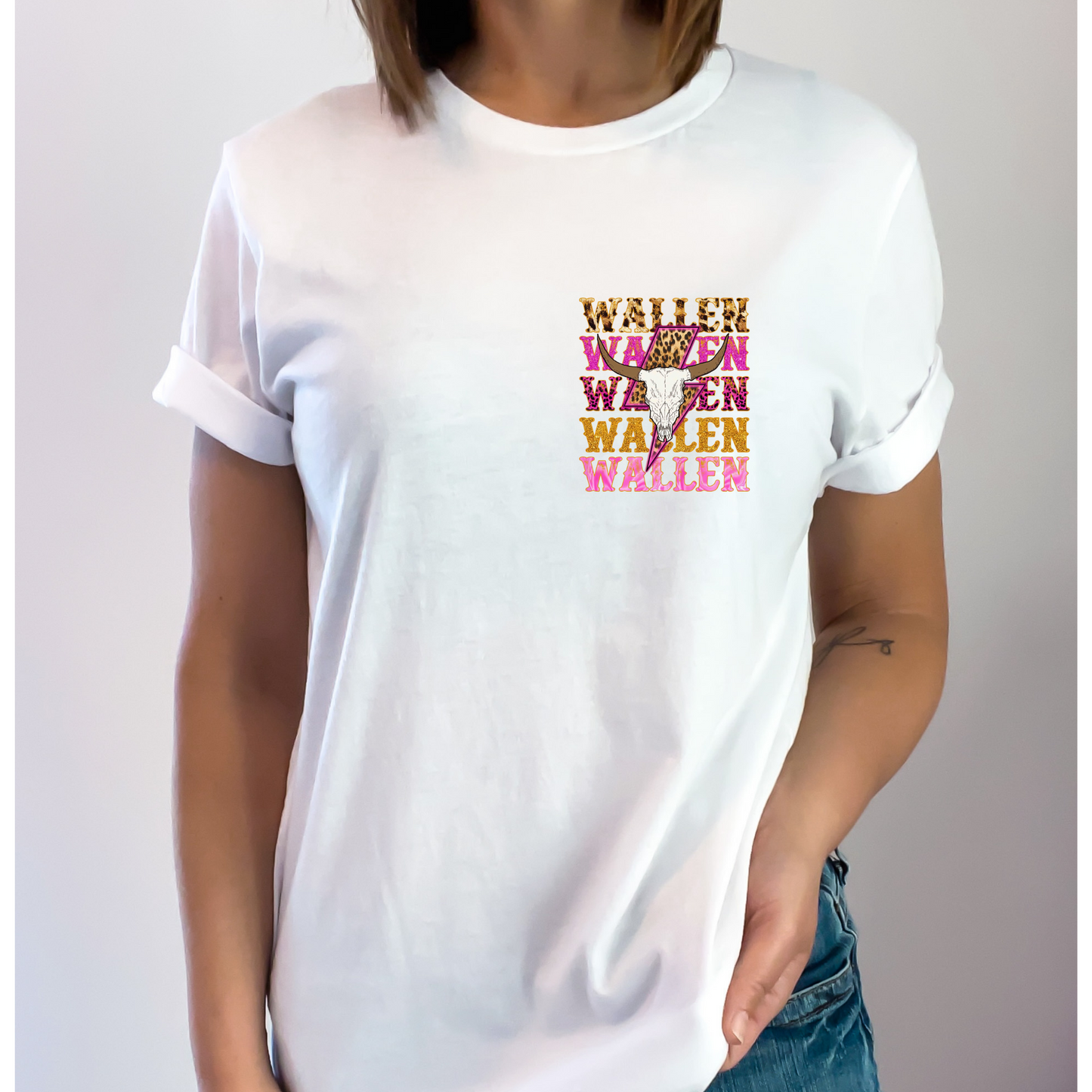 Morgan Wallen Pocket Design Crewneck T Shirt