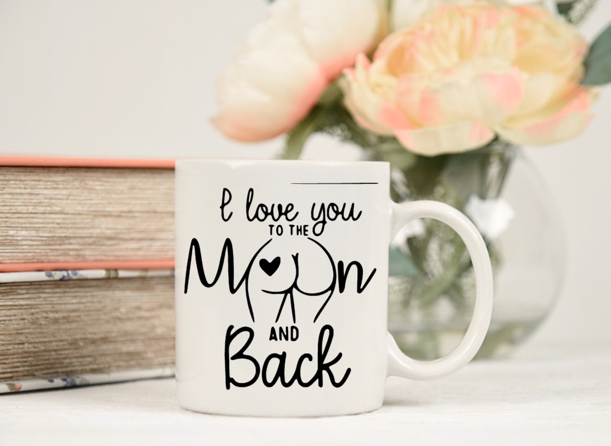 I Love You To The Moon and Back 11oz Ceramic Coffee Mug