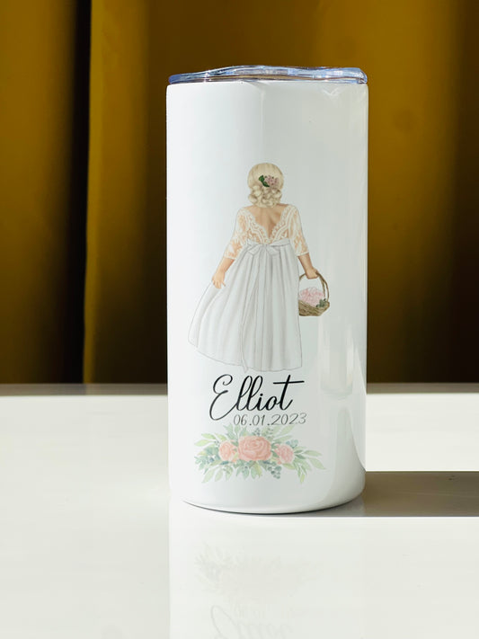 Personalized Flower Girl Tumbler Cup