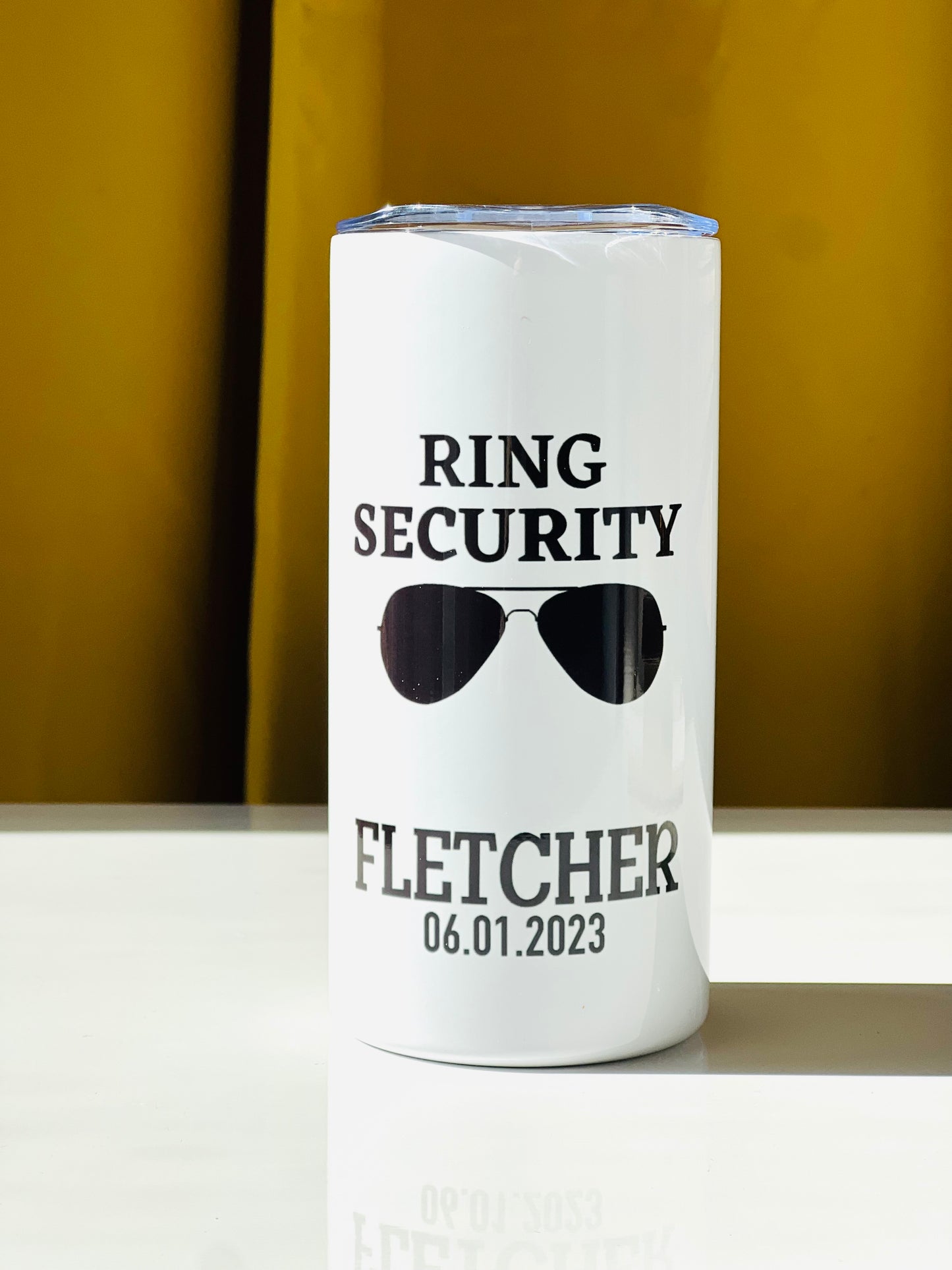 Personalized Ring Bearer Tumbler Cup