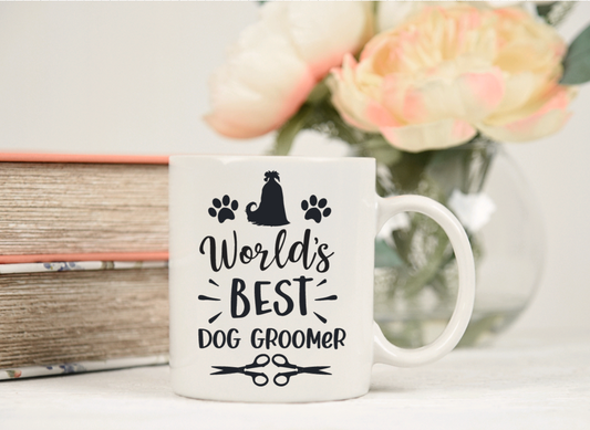 Worlds Best Dog Groomer 11oz Ceramic Coffee Mug