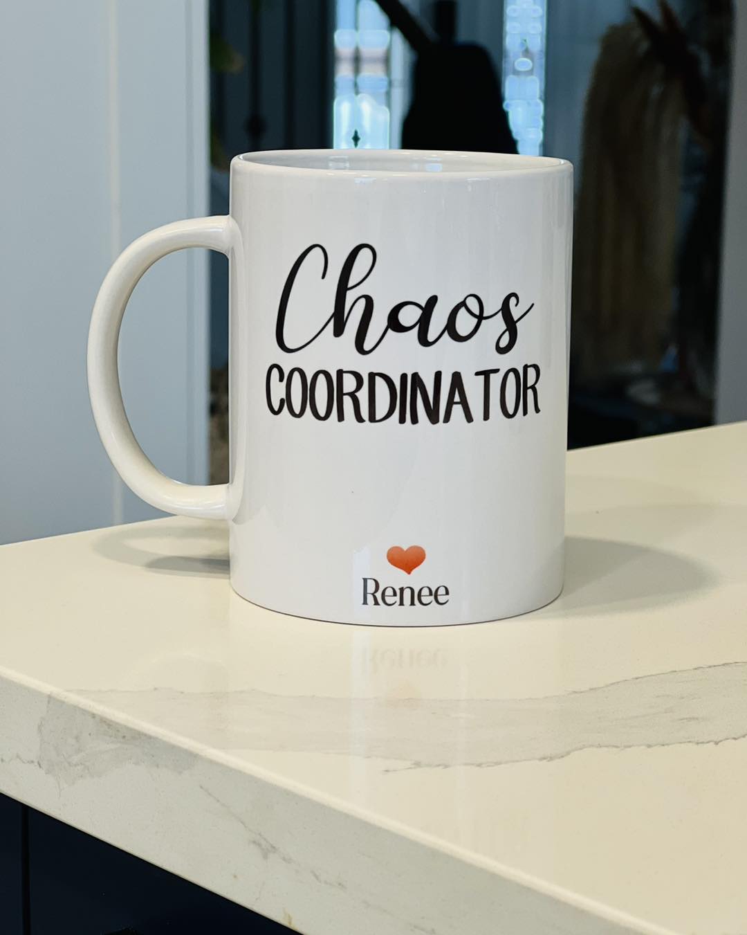 Personalized Chaos Coordinator 11oz Ceramic Coffee Mug Front